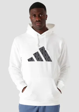 Adidas Mens Perfo Script Graphic Hoodie <br> ADICLHDPS-BX