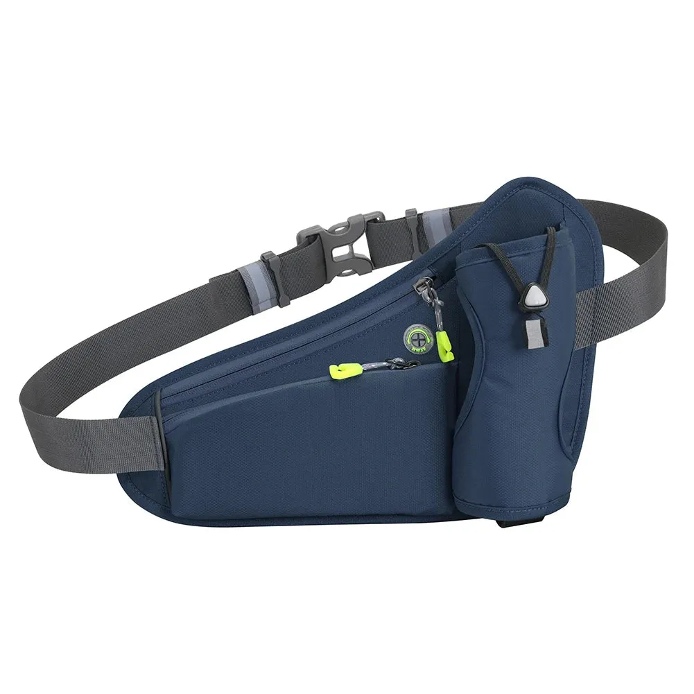 Adjustable Waist Bag Fanny Pack with Water Bottle Holder