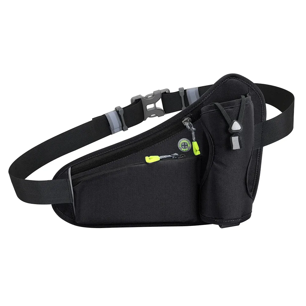 Adjustable Waist Bag Fanny Pack with Water Bottle Holder