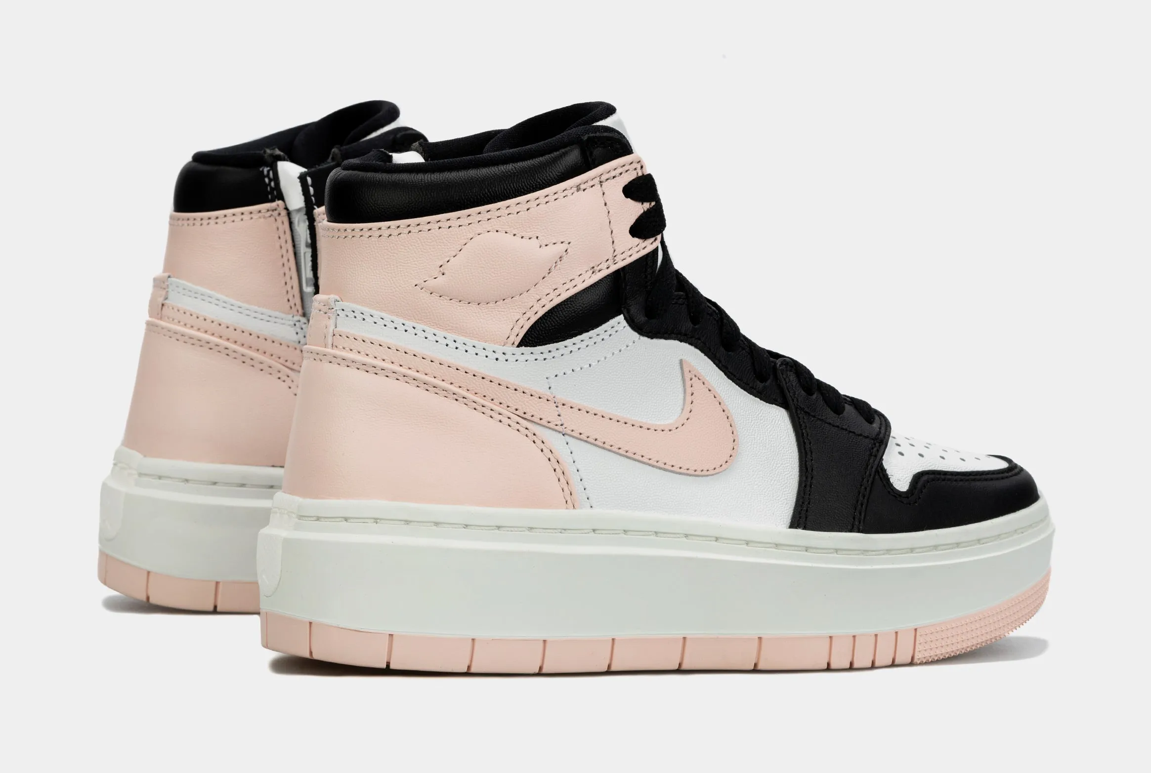 Air Jordan 1 Elevate High Atmosphere Womens Lifestyle Shoes (Pink/Black)