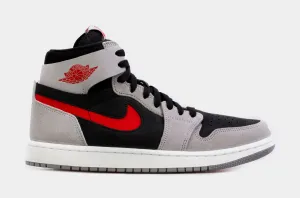 Air Jordan 1 Retro High Zoom CMFT 2 Mens Basketball Shoes (Grey/Red) Free Shipping