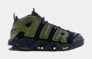 Air More Uptempo Rough Green Mens Basketball Shoes (Black/Green)