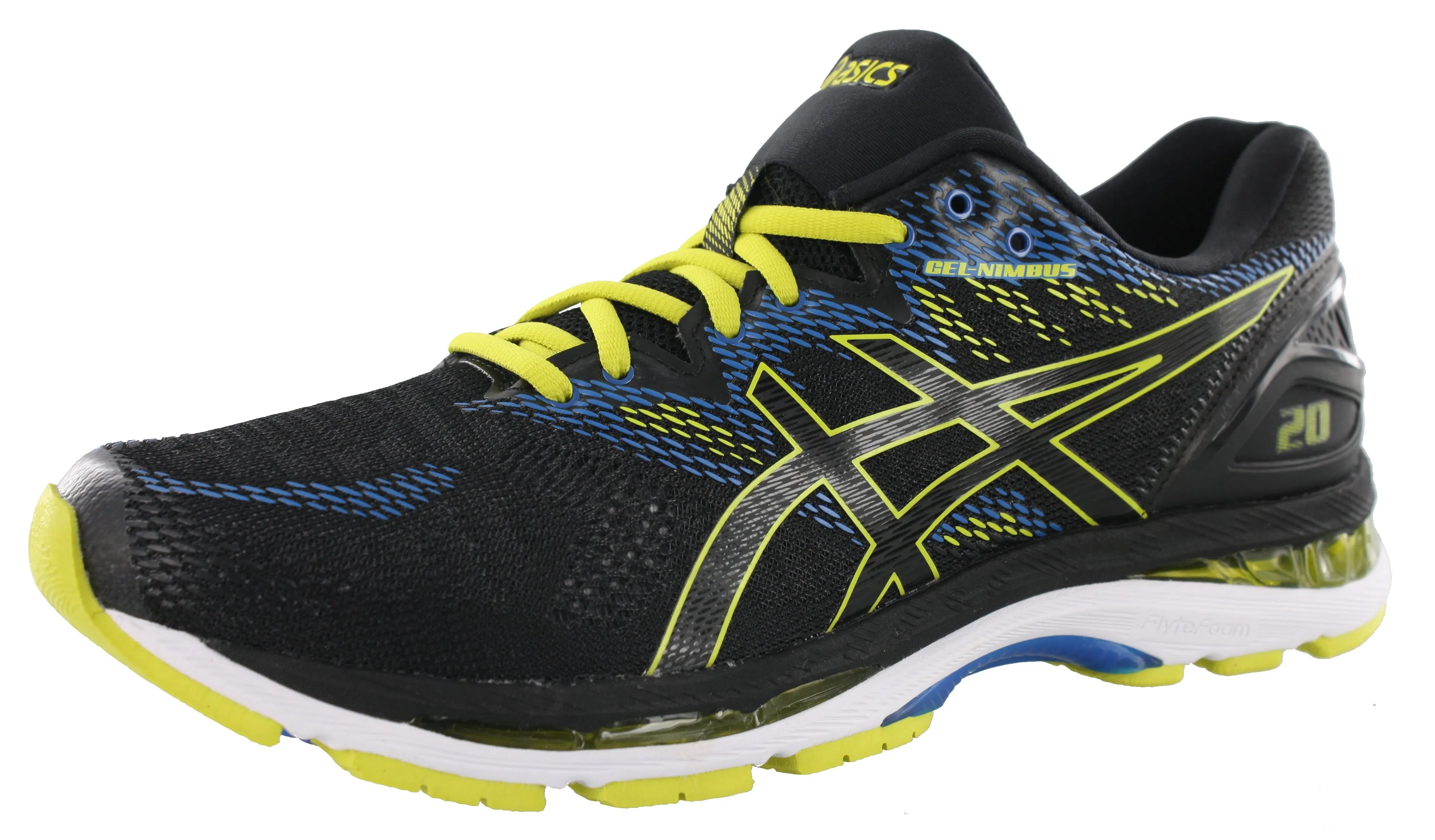 ASICS Men Walking Trail Cushioned Running Shoes Gel Nimbus 20