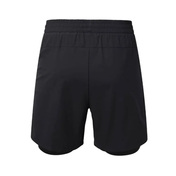 Barrel Men Essential Half Leggings Shorts-BLACK