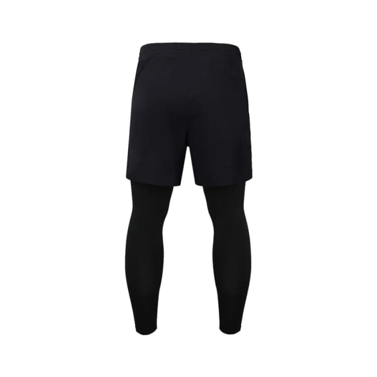 Barrel Men Essential Shorts Leggings-BLACK