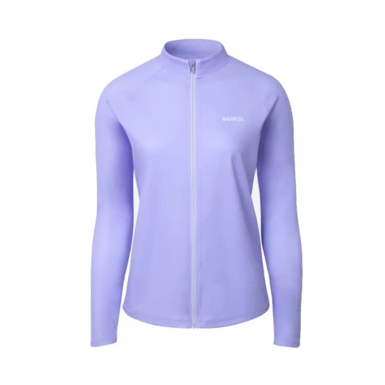 Barrel Women Essential Relax ZipUp Rashguard-PURPLE