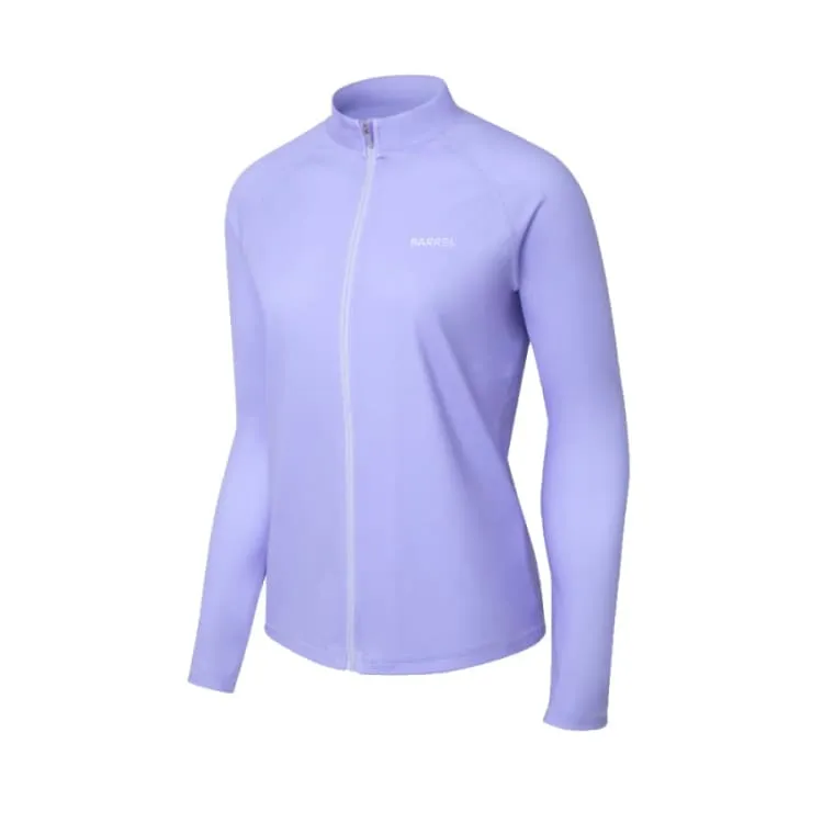 Barrel Women Essential Relax ZipUp Rashguard-PURPLE