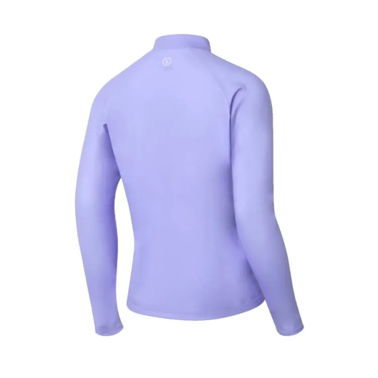 Barrel Women Essential Relax ZipUp Rashguard-PURPLE