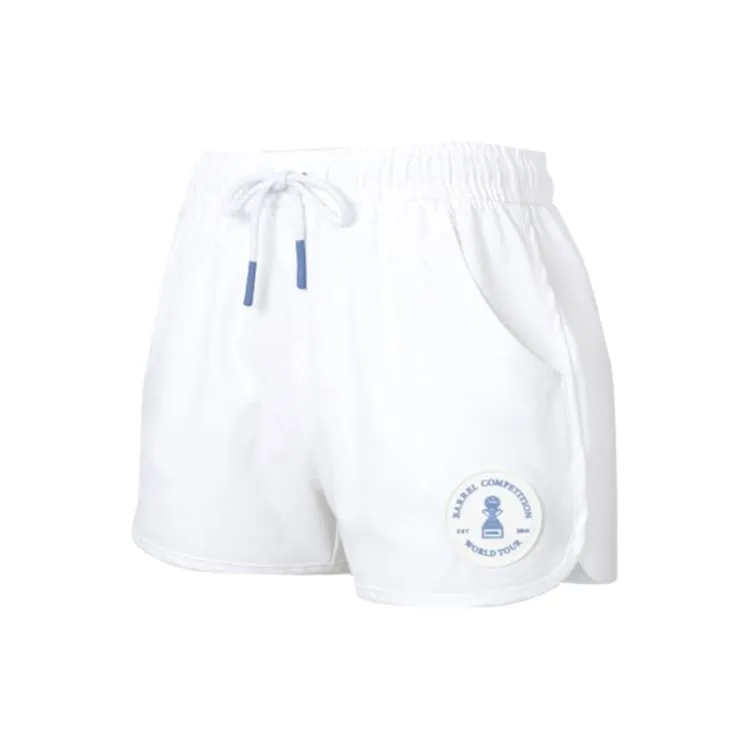 Barrel Women Nautical Water Shorts-WHITE