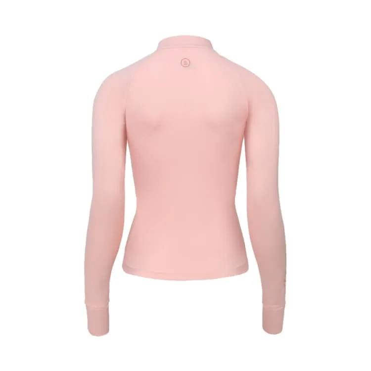 Barrel Women Resort Zip-Up Rashguard-PEACH