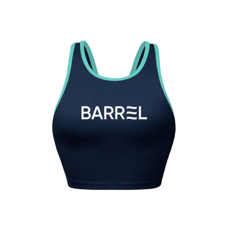 Barrel Women Vibe Half Bra Top-NAVY