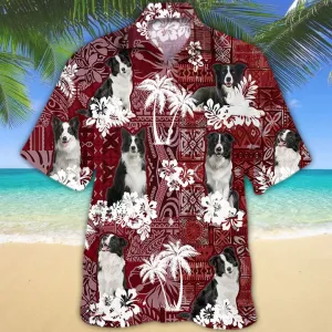 Border Collie Hawaiian Shirt, Pet Hawaiian Shirt For Men Women, Dog Lover Gifts