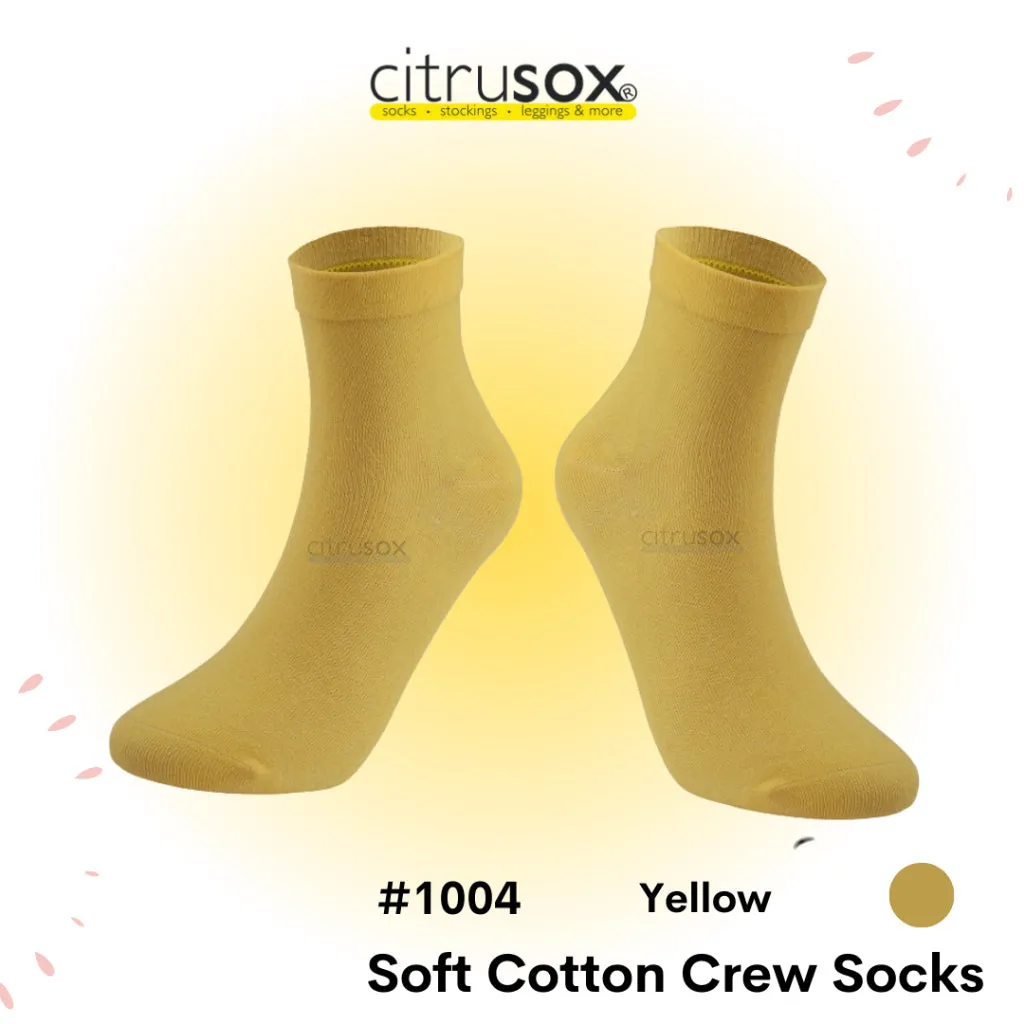 Cotton Crew Socks