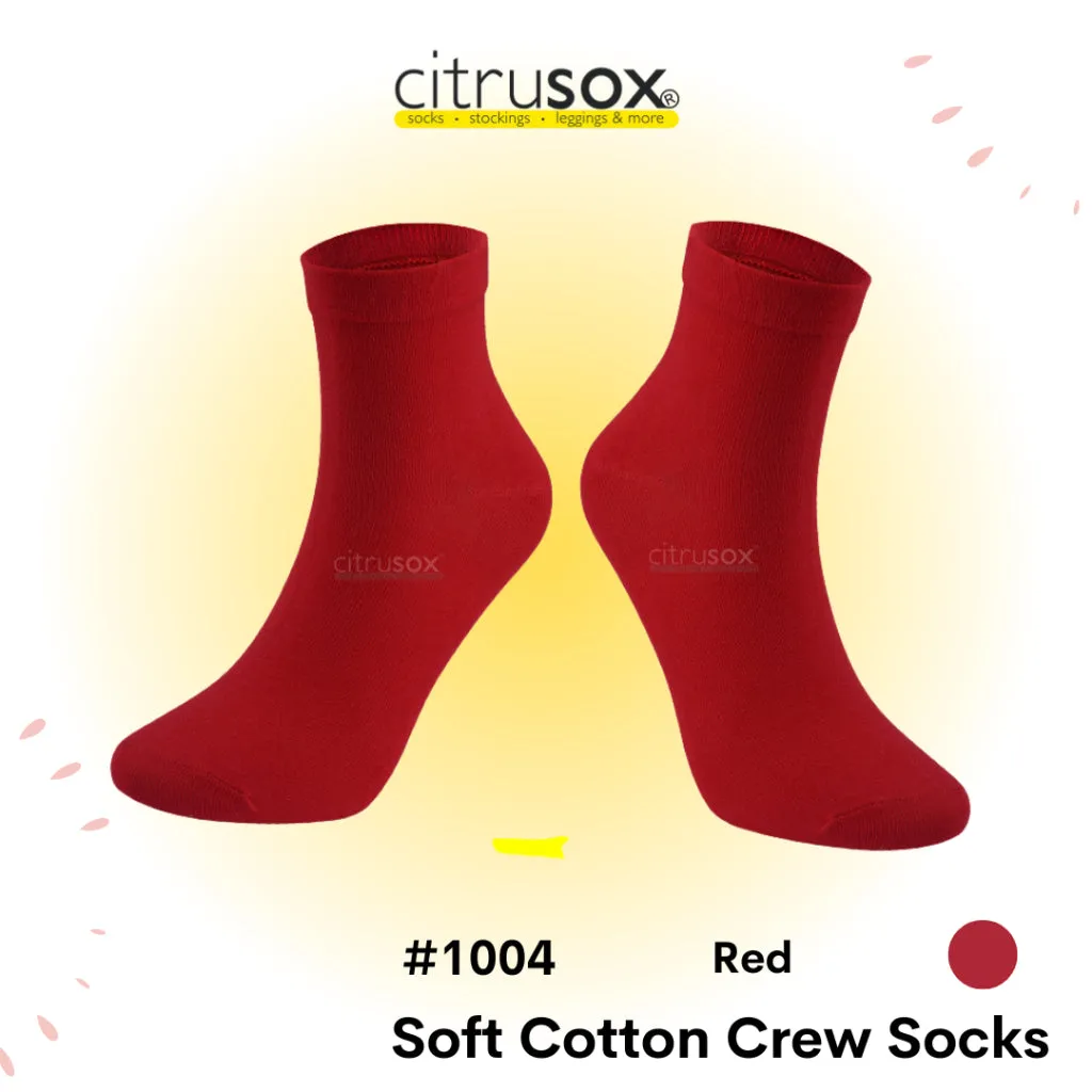 Cotton Crew Socks