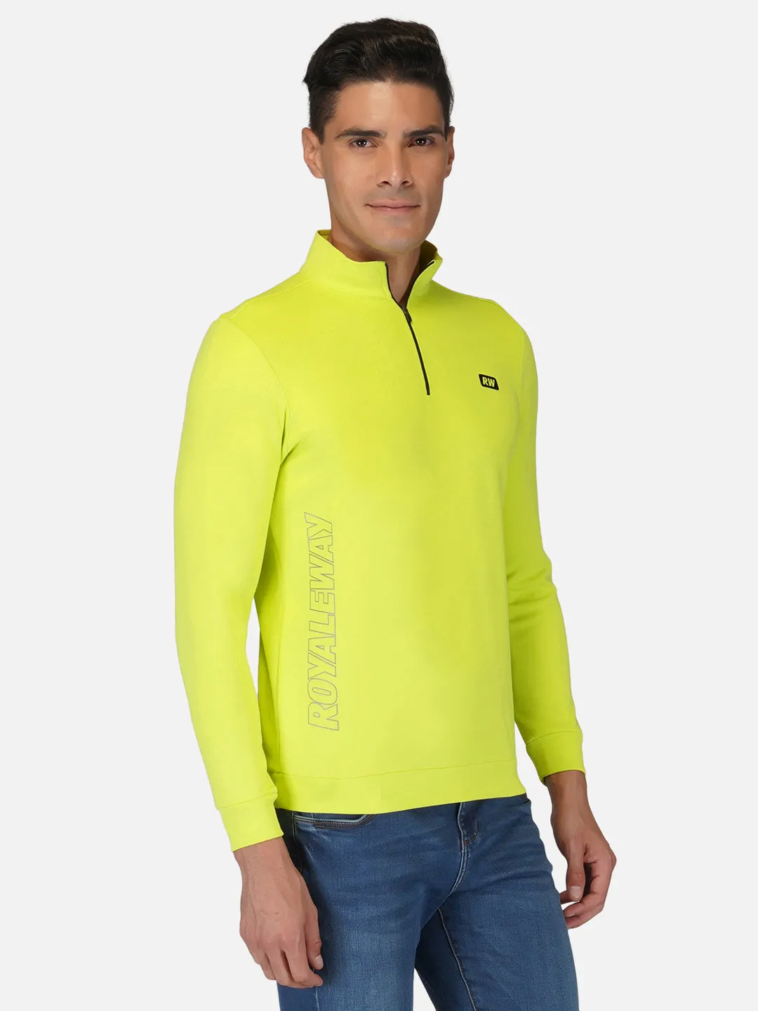 CrossFIT Neon Green Half Zipper Jacket RWM6031