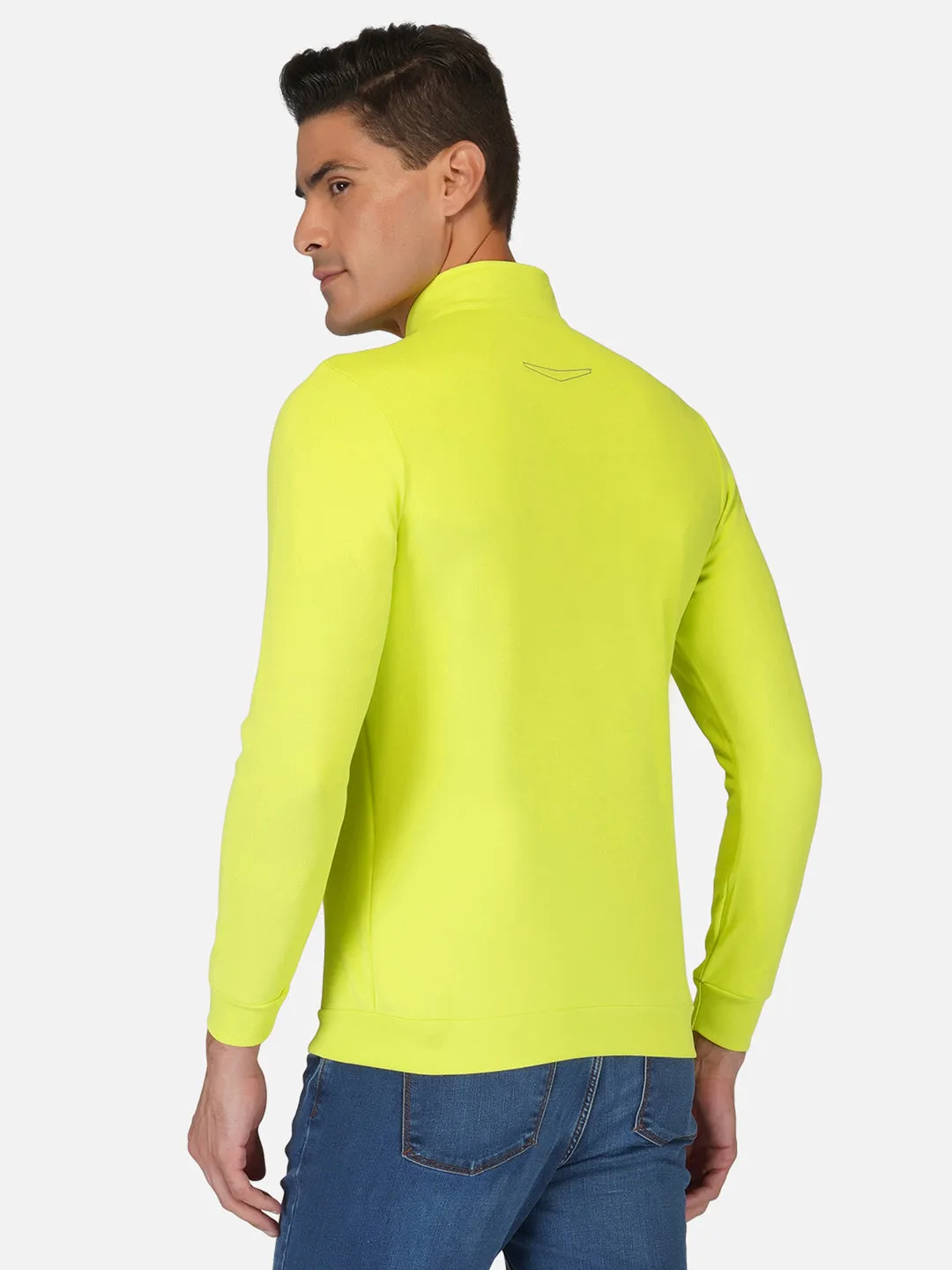 CrossFIT Neon Green Half Zipper Jacket RWM6031