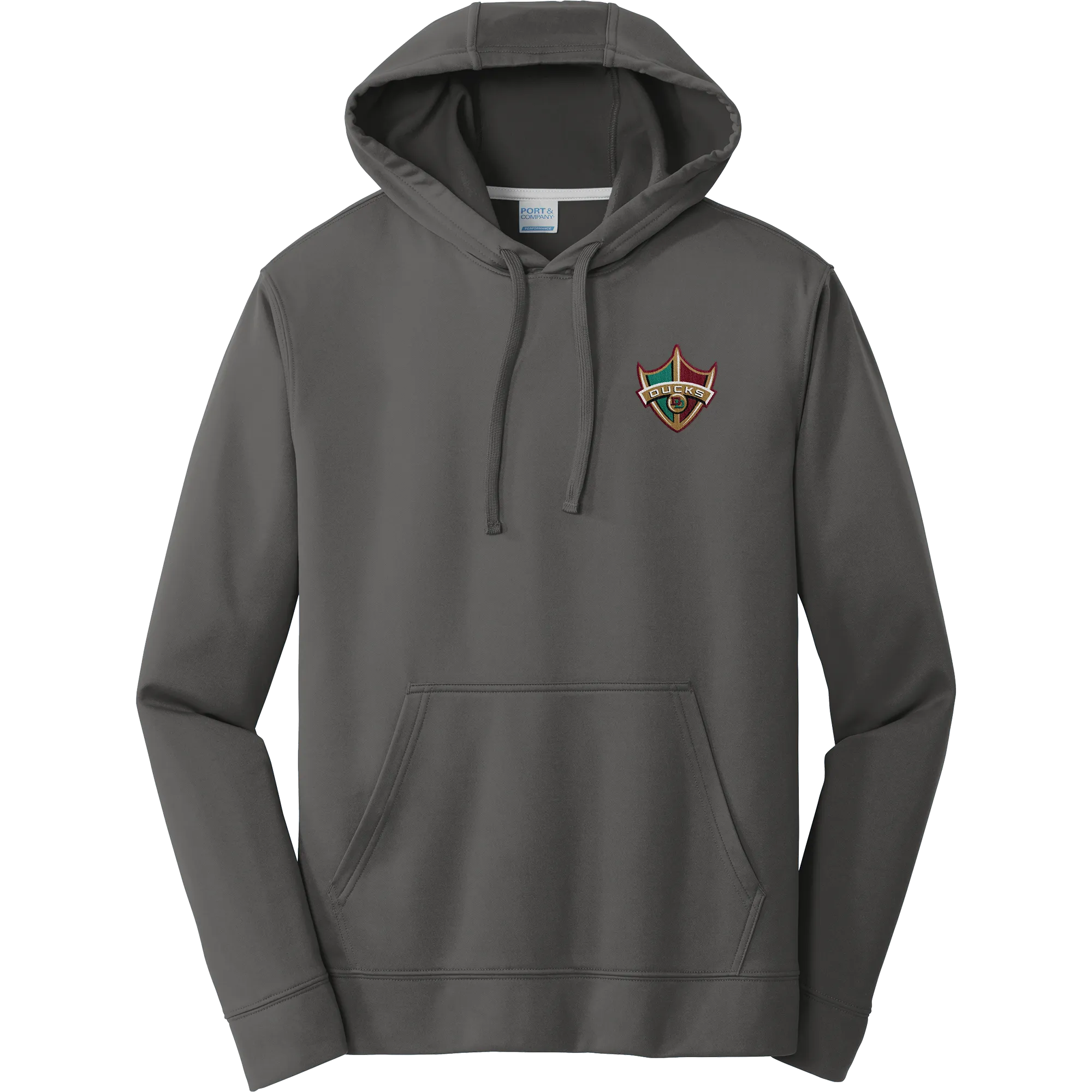 Delaware Ducks Performance Fleece Pullover Hooded Sweatshirt