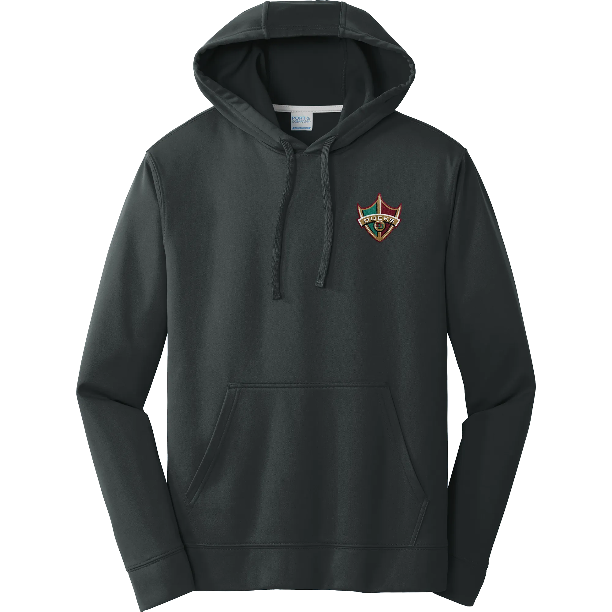 Delaware Ducks Performance Fleece Pullover Hooded Sweatshirt