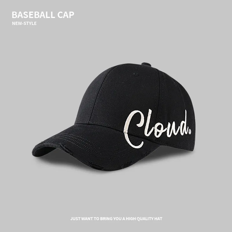 Designer personalized men's high-quality baseball cap style trendy versatile casual hat with face-shaped small peaked cap for women