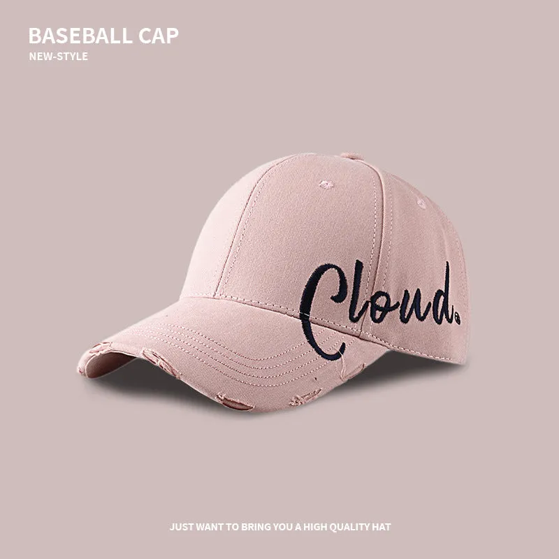 Designer personalized men's high-quality baseball cap style trendy versatile casual hat with face-shaped small peaked cap for women