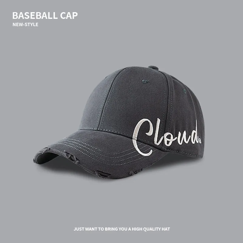 Designer personalized men's high-quality baseball cap style trendy versatile casual hat with face-shaped small peaked cap for women