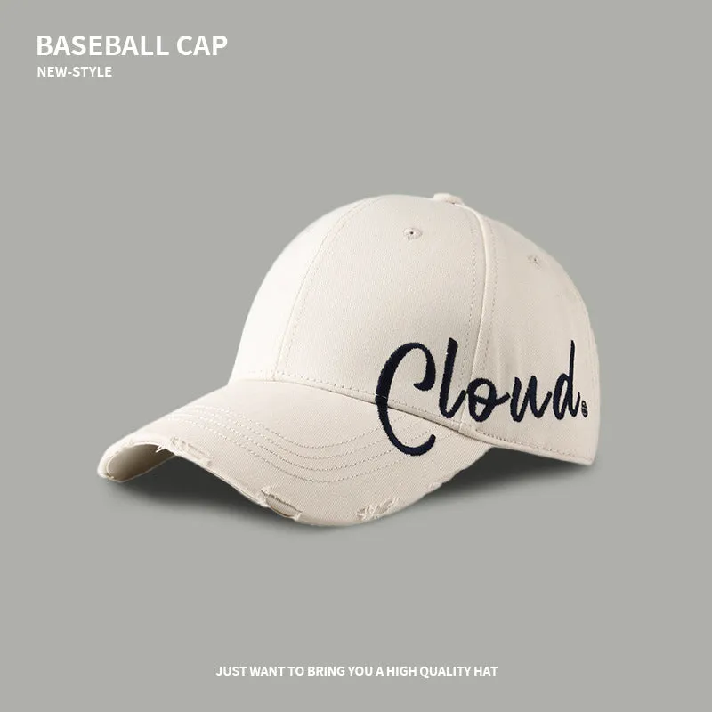 Designer personalized men's high-quality baseball cap style trendy versatile casual hat with face-shaped small peaked cap for women