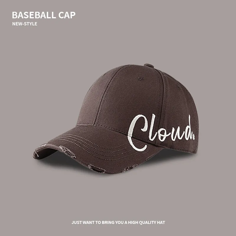 Designer personalized men's high-quality baseball cap style trendy versatile casual hat with face-shaped small peaked cap for women