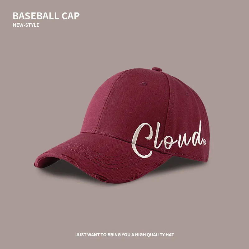 Designer personalized men's high-quality baseball cap style trendy versatile casual hat with face-shaped small peaked cap for women