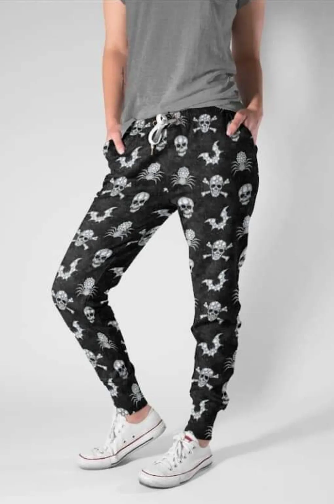 Diamond Skulls leggings, capris,  joggers, and Skorts