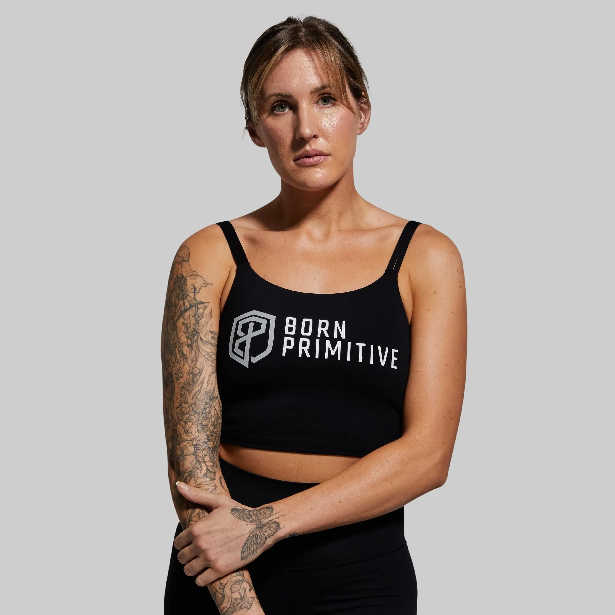 Don't Get It Twisted Sports Bra (Brand Strength-Black)