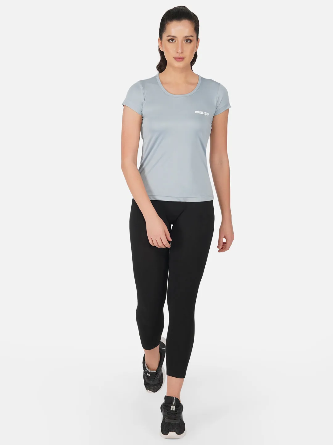 DriSOFT T Shirt Top Ash Blue Women RWW2050