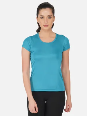 DriSOFT T Shirt Top Peacock Blue Women RWW2058