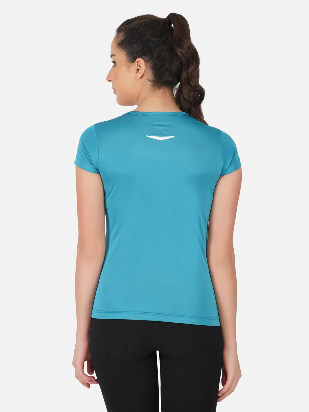 DriSOFT T Shirt Top Peacock Blue Women RWW2058