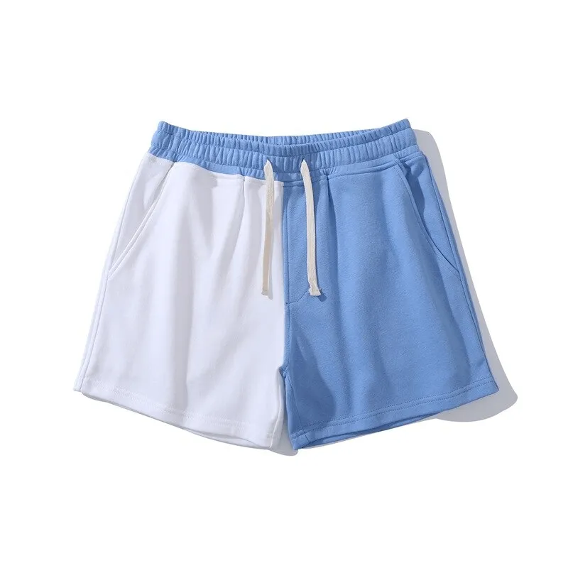 Fashion Elastic Waist Cotton Two Color Shorts for Men - SF1394