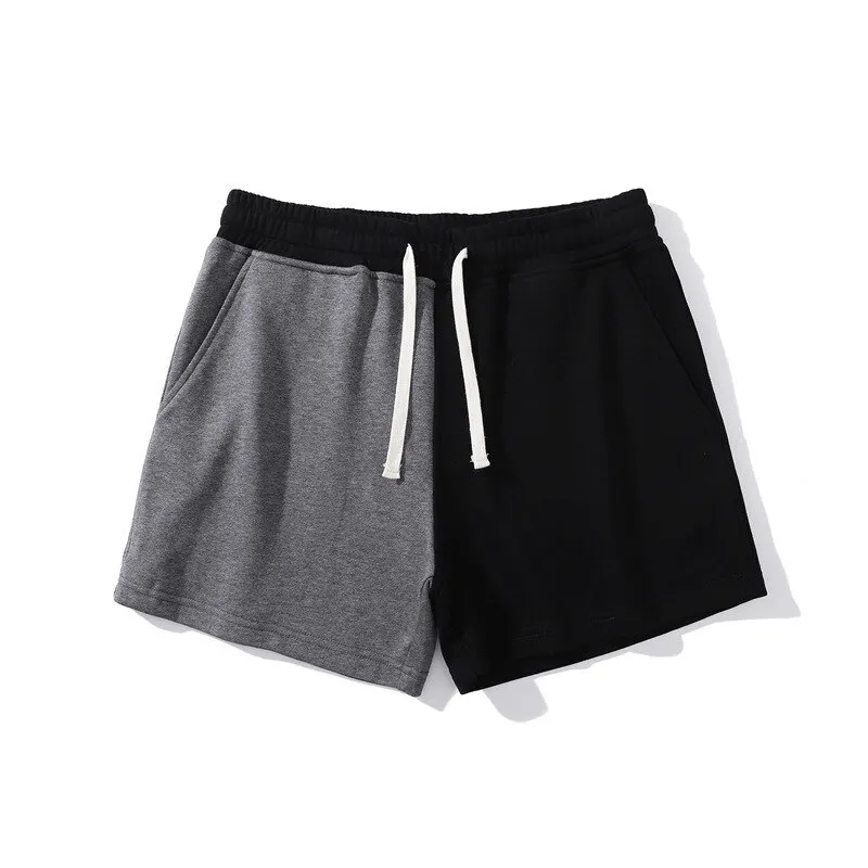 Fashion Elastic Waist Cotton Two Color Shorts for Men - SF1394