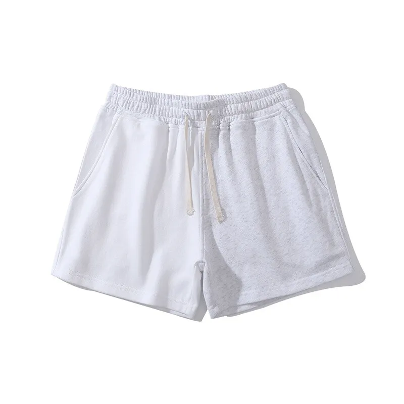 Fashion Elastic Waist Cotton Two Color Shorts for Men - SF1394