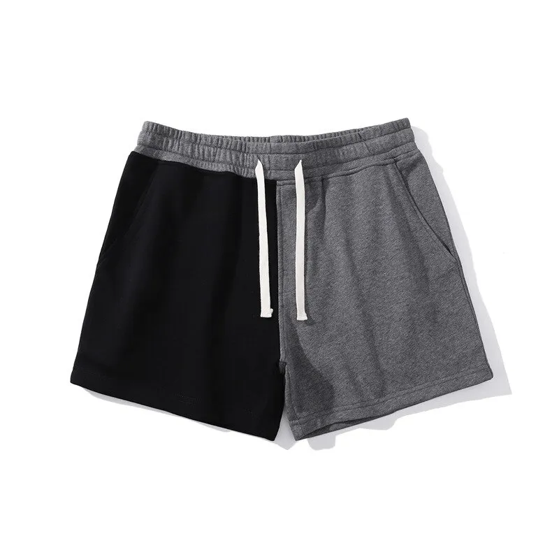 Fashion Elastic Waist Cotton Two Color Shorts for Men - SF1394