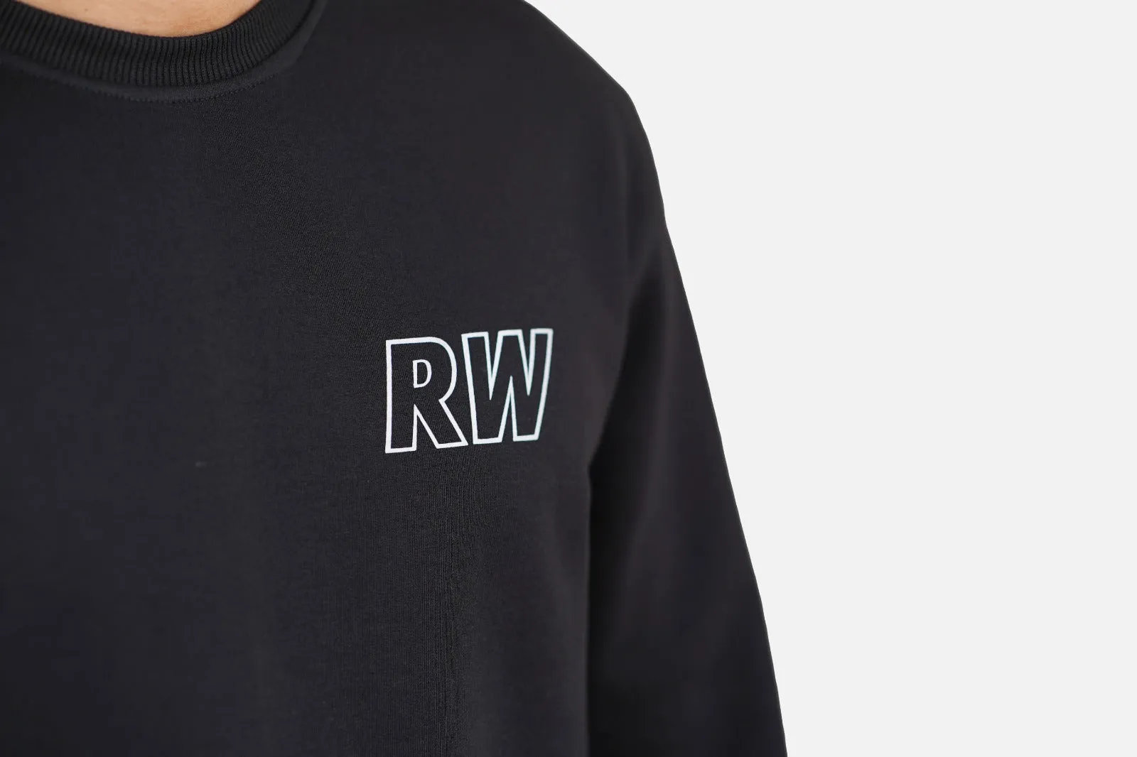 Fleece Black Sweatshirt RWM9011