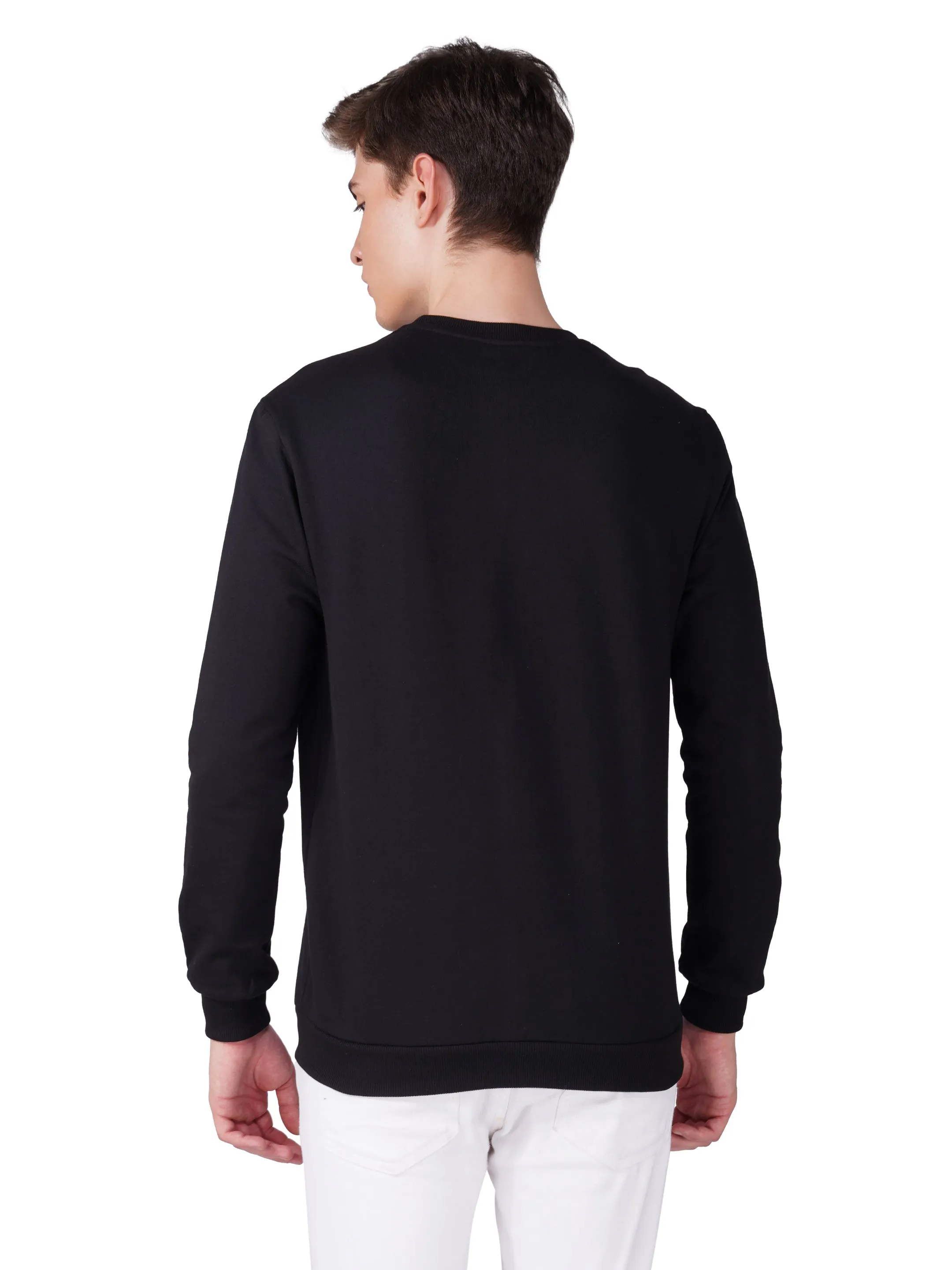 Fleece Black Sweatshirt RWM9011