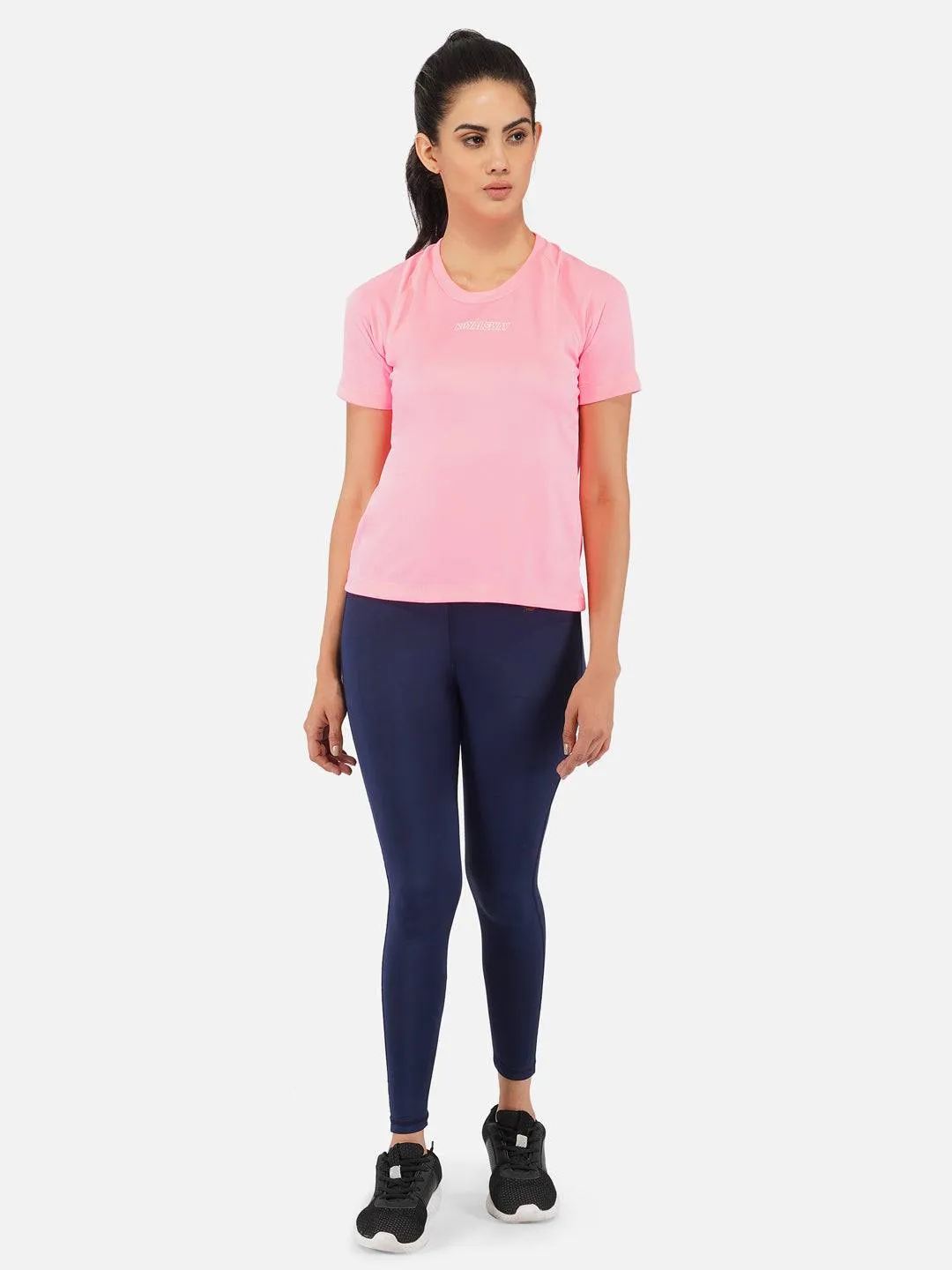 Fluorescent Pink Raglan T-Shirt RWW2061