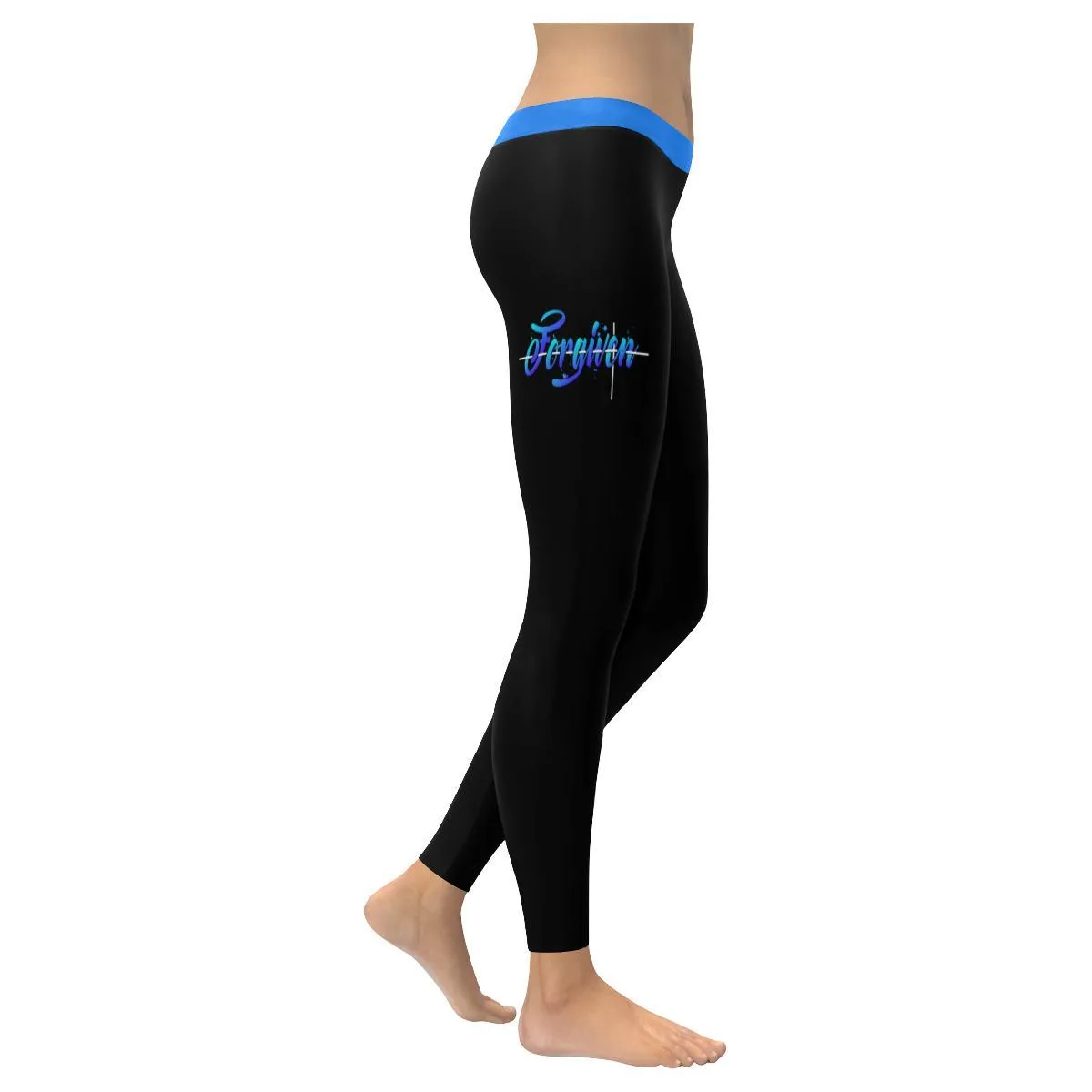 Forgiven Soft Leggings For Women - Christian Leggings For Women