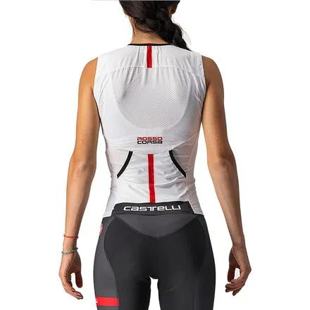 Free 2 Triathlon Jersey - Castelli Women, White/Black