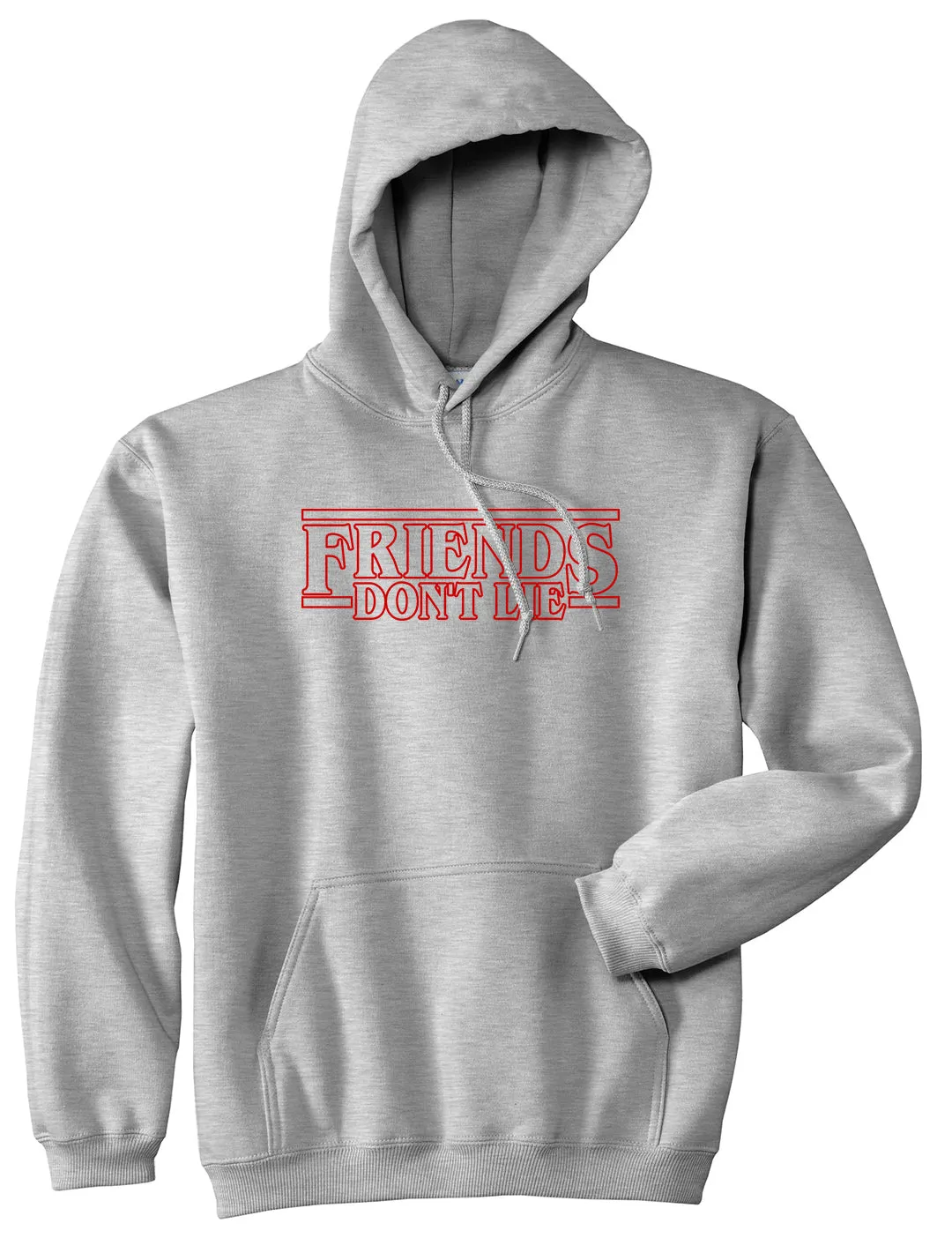 Friends Dont Lie Mens Pullover Hoodie