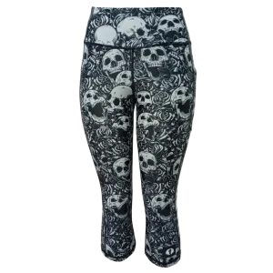 High Waist Funky 3/4 Leggings - Iron Maiden