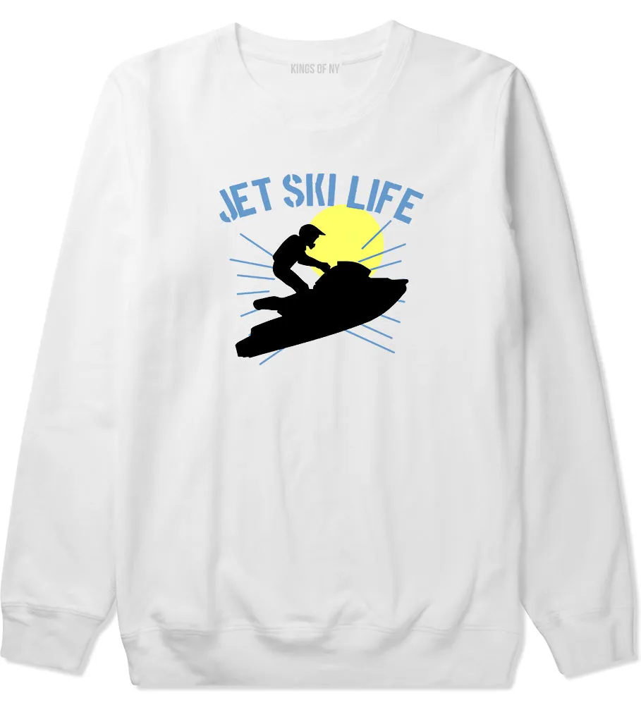 Jetski Jet Ski Life Mens Crewneck Sweatshirt