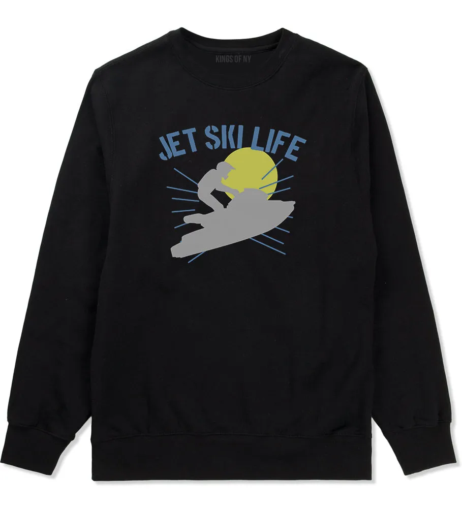 Jetski Jet Ski Life Mens Crewneck Sweatshirt