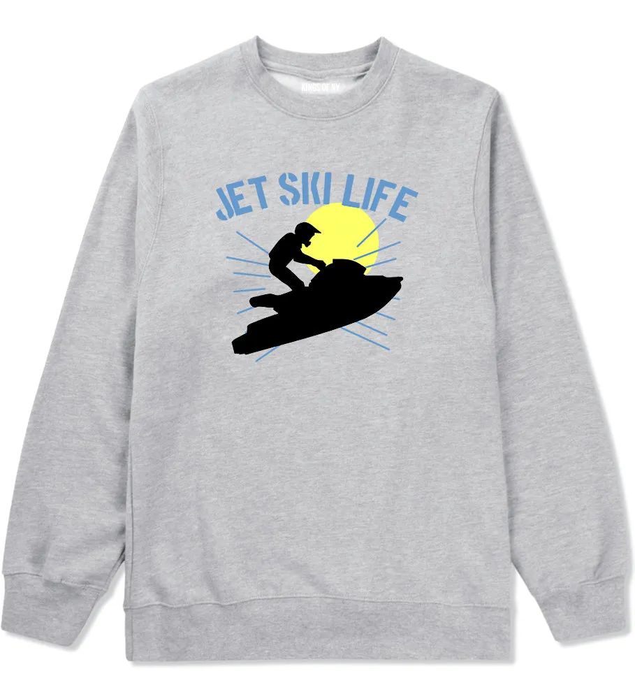 Jetski Jet Ski Life Mens Crewneck Sweatshirt