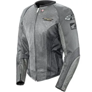 Joe Rocket 'Skyline 2.0' Womens Silver/Grey Mesh Motorcycle Jacket