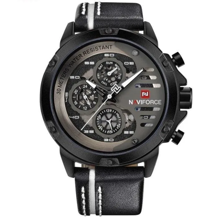 Leather Sports Wrist Watch for Men