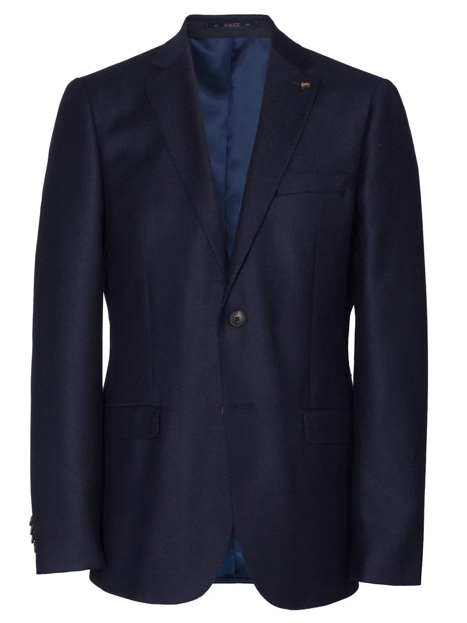 MAGEE Tweed Jacket - Mens Clady - Navy Twill